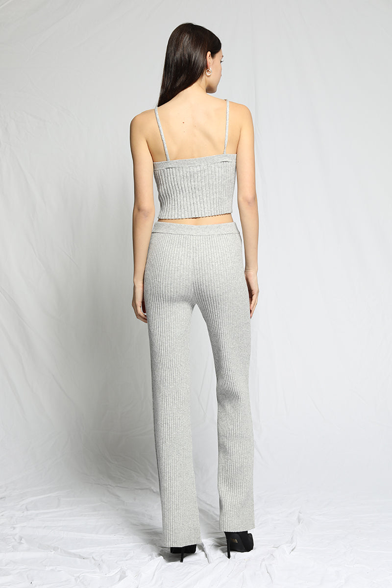 Load image into Gallery viewer, Wool Blended Knit Flare Pant
